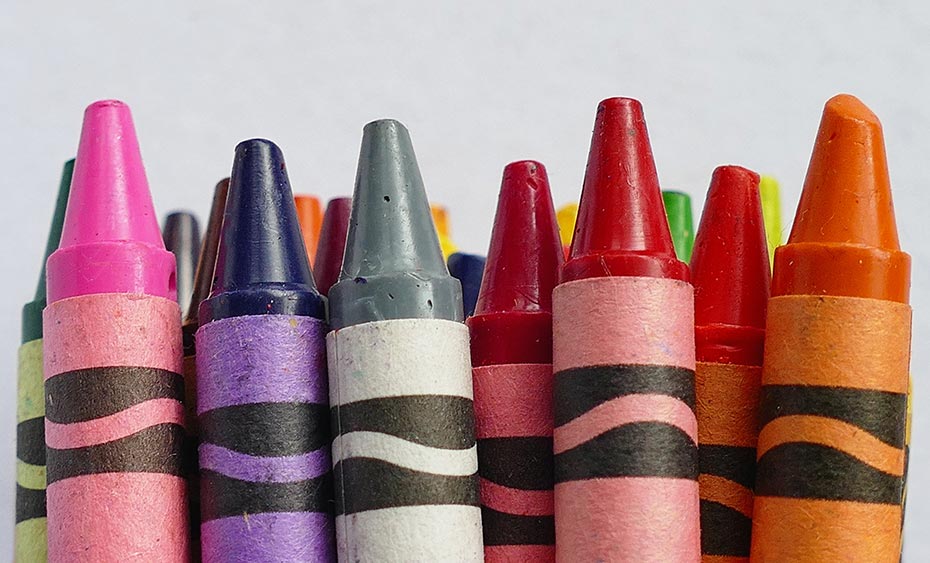 crayola crayons close up